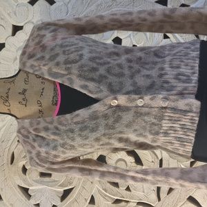 Banana Republic Madmen Collection Leopard Sweater Cashmere leopard Medium